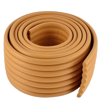 

ABWE Best Sale Furniture Corner Edge Safety Cushion Guard Wood Color with Adhesive Tape