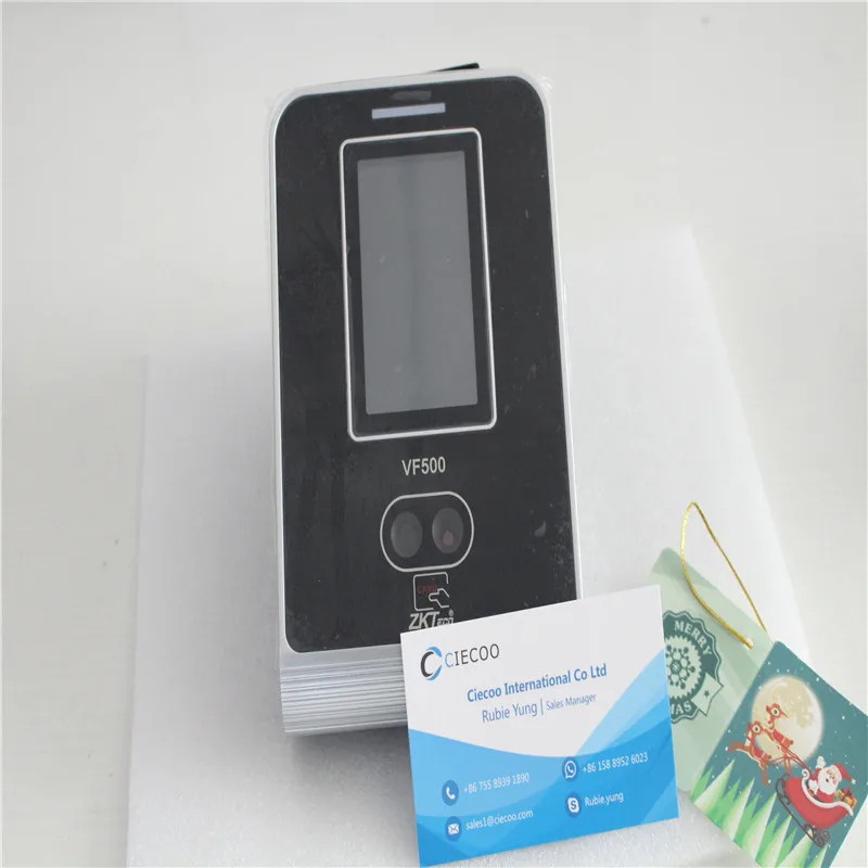 ZK VF500 WIFI Facial Time Attendance Employee Time Clock With Double Cameras in Facial