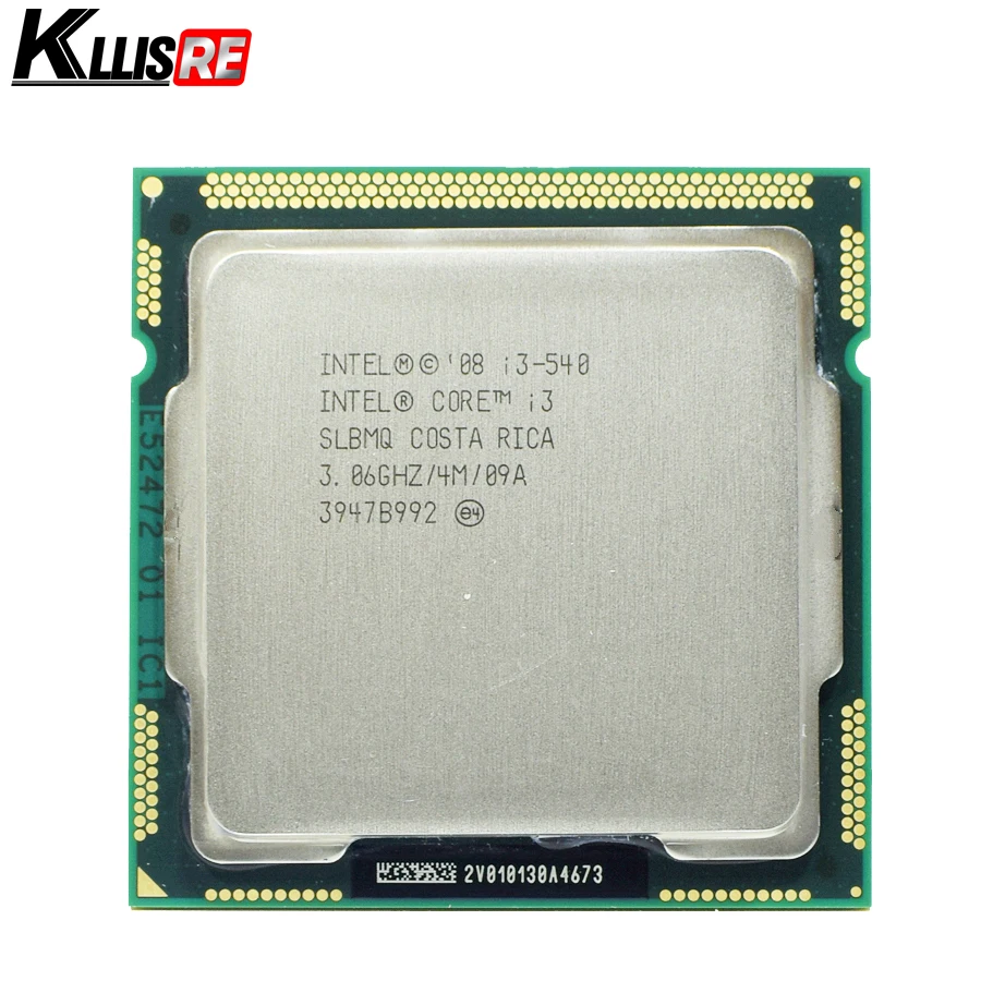 

Intel Core i3 540 Processor 3.06GHz 4MB Cache LGA1156 Desktop CPU