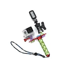 10 In1 Set Portable CNN Handheld Self Shot Tripod Mount Ball Clamp for Gopro 4 3plus 3 Camera Lighting Diving Outdoor F15305