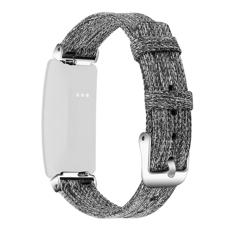 Замена плетеная холщовая ткань ремешок для Fitbit Inspire/Inspire HR Группа браслет Ремешки для часов Ремешки для наручных часов#627 - Цвет: B