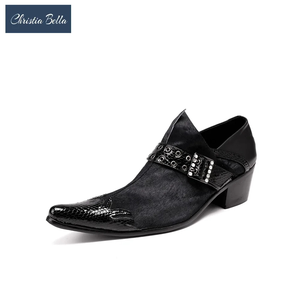 Мужские туфли оксфорды из натуральной кожи с пряжкой|oxford black|oxford menoxford leather |