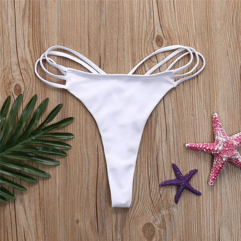 2018 New Black V Shape Sexy Bikinis Bottom Women Swimwear Swimsuit Trunk Tanga Micro Briefs Panties Underwear #FS#4JN28 (30)