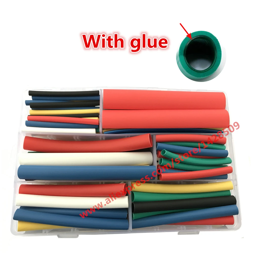 102pcs heat shrinkable tube with glue 31 Shrink the shrinkable tube