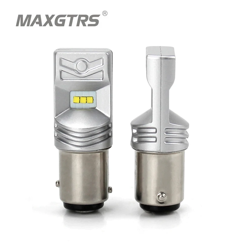 2x высокое Мощность S25 1157 800LM 6500K BAY15D светодиодный лампы для авто сигнала поворота