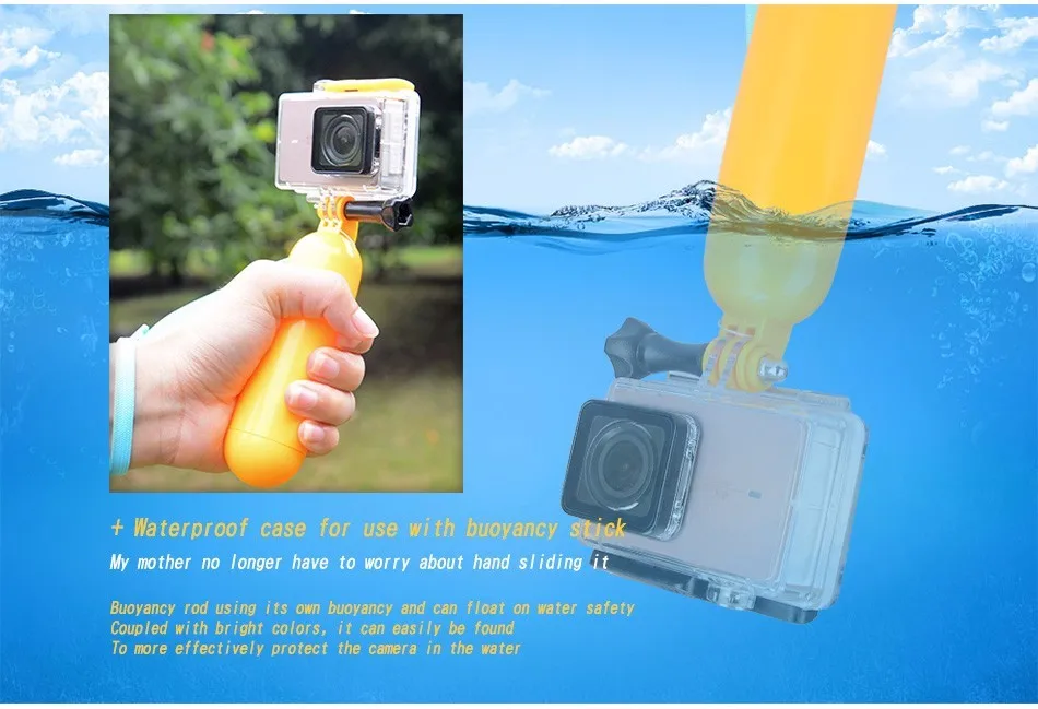 KingMa для Xiaomi Yi 4K 2 водонепроницаемый чехол XiaoYi II Спортивная камера для дайвинга Водонепроницаемая коробка XiaoYI II аксессуары для корпуса