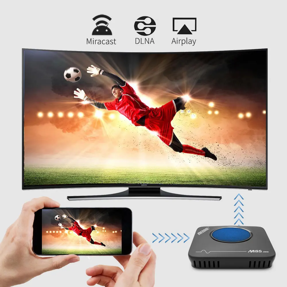 ТВ-бокс Mecool M8S MAX M8S PRO L KM3 Android 3g+ 32G box tv Amlogic S912 tv BOX 2,4G/5G wifi/Bluetooth/USB/HD/Smarthome Topbox