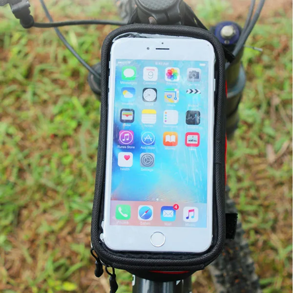 Top NEW Bicycle Bag Cycling Bike Frame Mobile Phones Holder Bags Case Pouch Riding Accessories 11