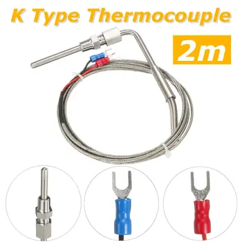 

K Type 2M EGT Thermocouple WRNK-191 Probe-type Exhaust Probe High Temperature Sensors Threads Stainless Steel