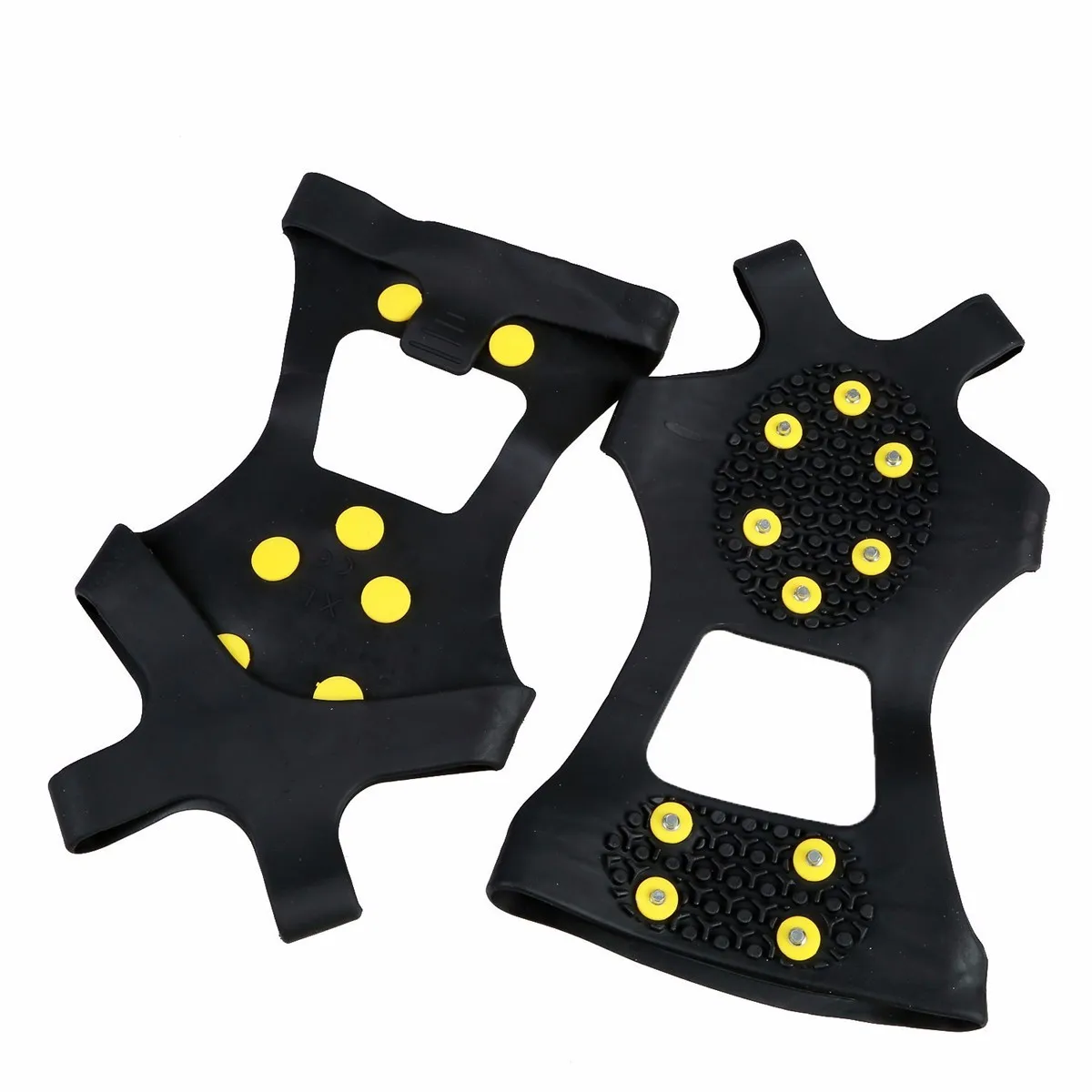 

1pair S/M/L/XL Over Shoe Studded Snow Grips Ice Grips Anti Slip Snow Shoes Crampons Winter Anti Slip Ice Cleats outdoor tool
