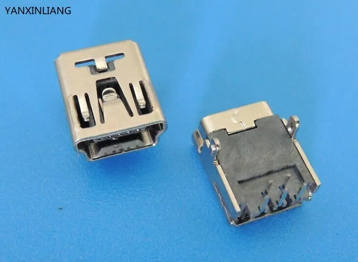 

20PCS Mini USB Type B Female 5 Pin DIP PCB Socket Connector 2 pin Straight Leg