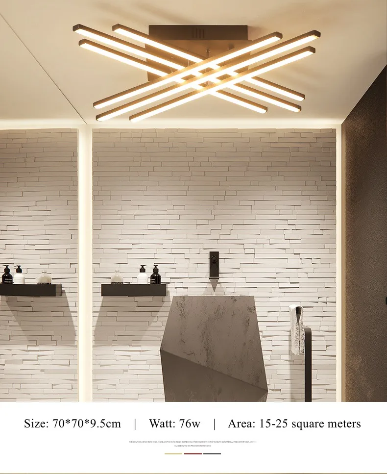 Surface mount ceiling chandeliers modern led chandelier lighting fixtures 7