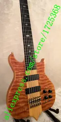 Электрическая бас гитара палисандр гриф золотые детали Быстрая доставка 6 струн