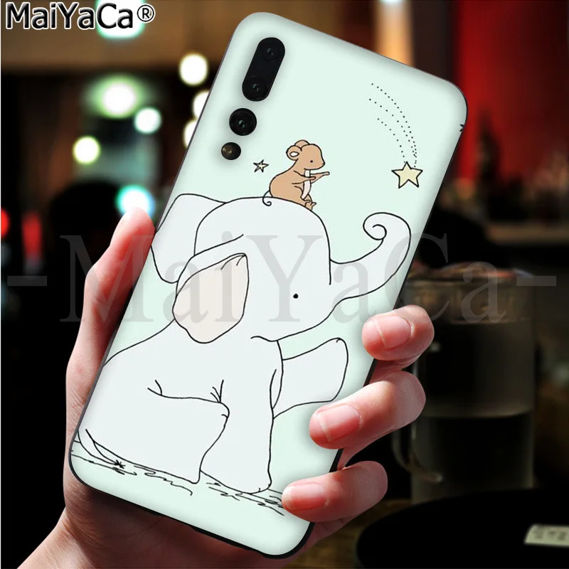 MaiYaCa Kelinci dan Gajah DIY Dicat untuk Huawei P20 Pro P20 Lite Mate9 10 20 Lite Honor 10 20pro 20x Ponsel