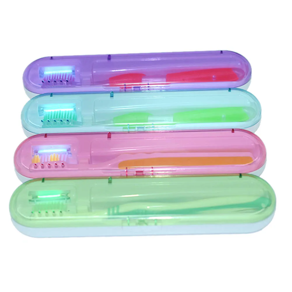

Portable Toothbrush Automatic Disinfection UV Sterilization Case Travel Tooth Brush Sterilizer Tool Box JIU55