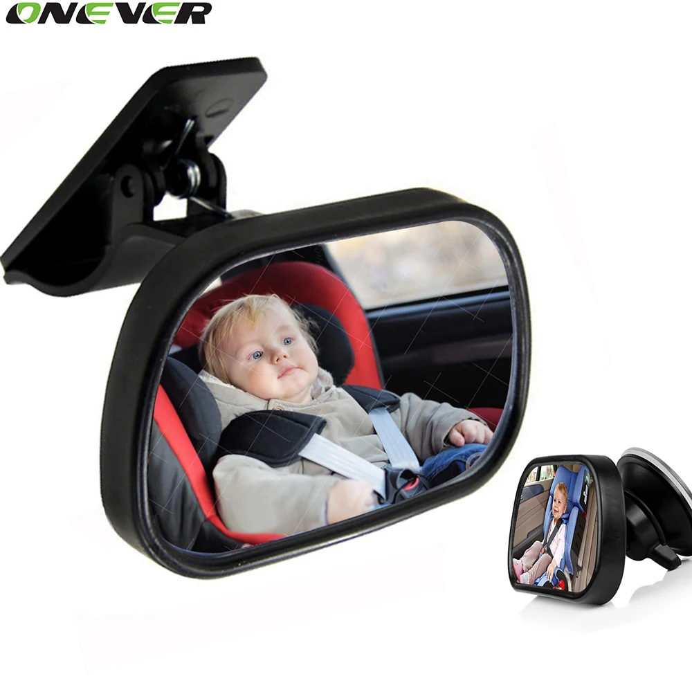 

1Pcs Car Back Seat Baby View Mirror Safety Rear Ward Facing Car Interior Kids Monitor Safety Reverse Safety Seats Basket Mirror