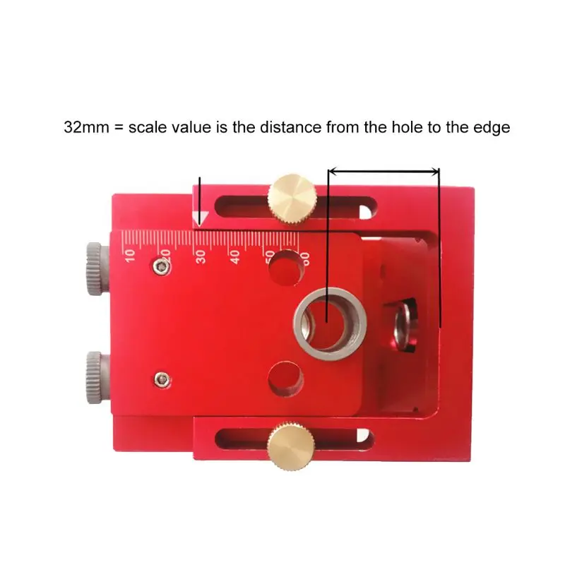 

Drill Guide Woodworking Locator Carpentry Puncher Punching Kit Joinery Kit For Dowel Packet Hole Positioning