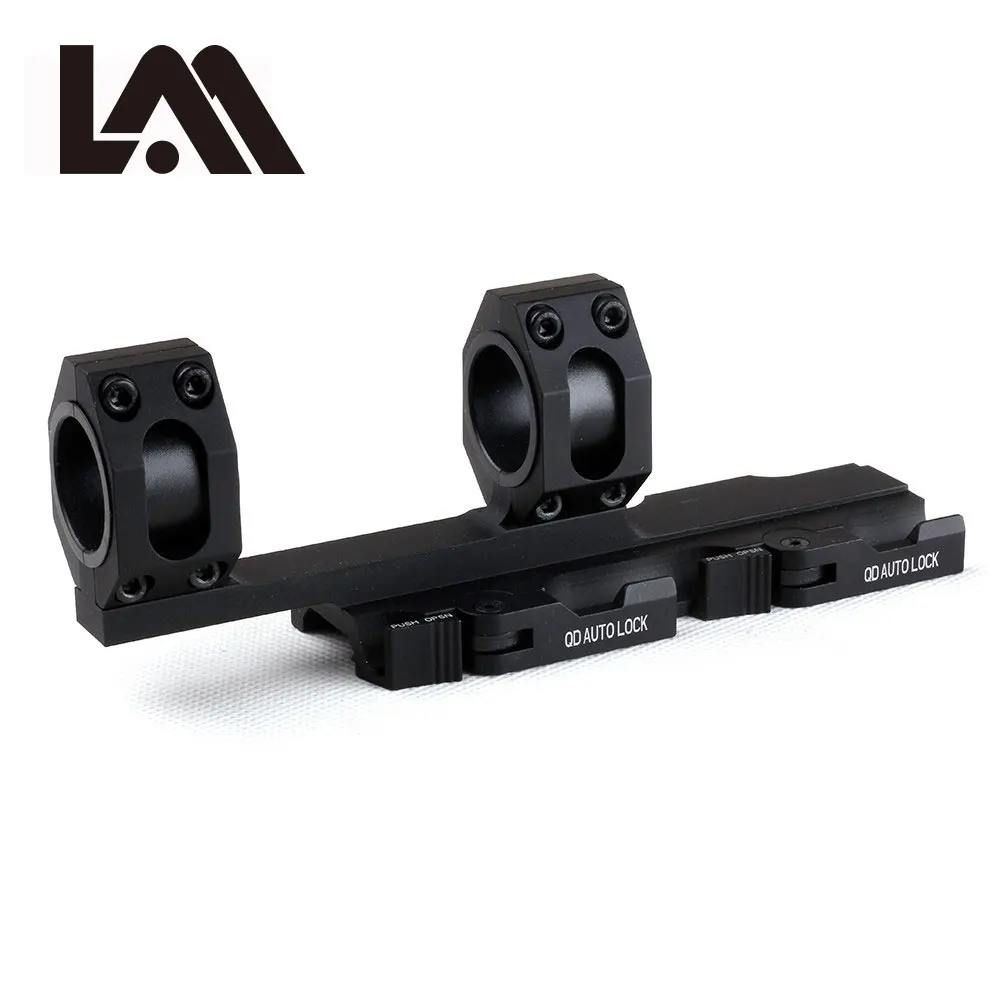 Anéis de Cantiléver Lambul Mira Óptica Weaver Picatinny Mount 25.4mm Prorrogado Bases qd Mounts w - Bloqueio Automático Ar15 m4 30mm 3 25.4mm Anéis de Cantiléver Prorrogado Bases QD