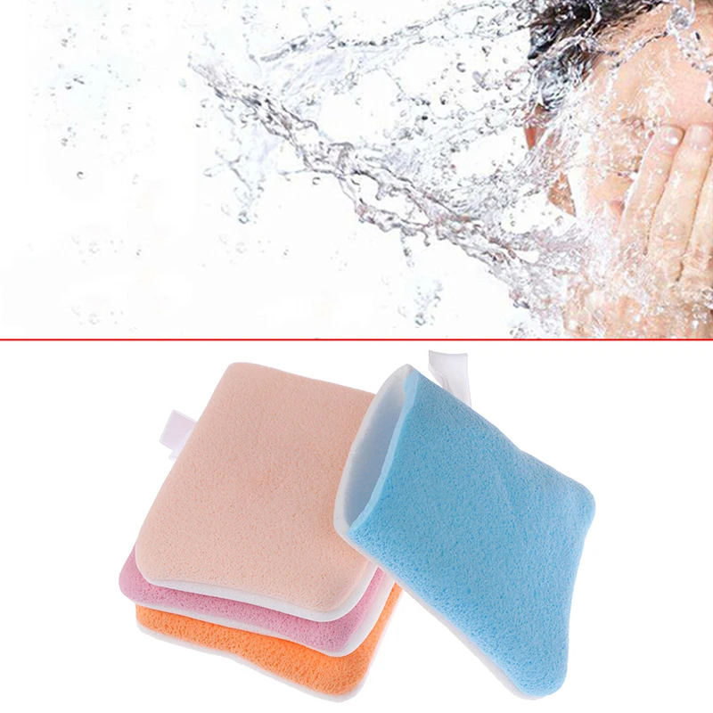 1X перчатки для снятия макияжа многоразовые губки из микрофибры для лица полотенце для снятия макияжа Очищающая перчатка 4 цвета случайный