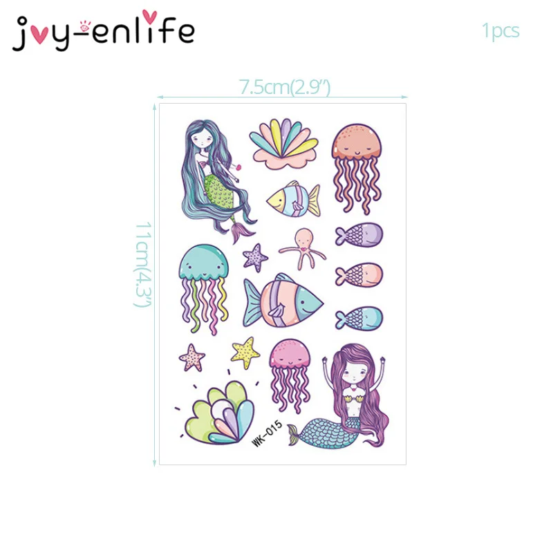 1 قطعة الكرتون حورية البحر الوشم ملصق الفتيان الفتيات وهمية الوشم هيئة الفن المؤقتة لصاقات وشم للأطفال حورية البحر حزب زينة 1 قطعة الكرتون حورية البحر الوشم ملصق الفتيان الفتيات وهمية الوشم هيئة الفن المؤقتة لصاقات وشم للأطفال حورية البحر حزب زينة