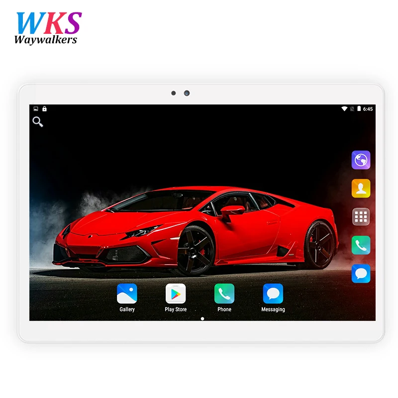 10 дюймов Tablet PC 1280x800 ips Восьмиядерный 4 г Оперативная память 32 ГБ 64 ГБ Встроенная память 3g WCDMA/2 г GSM 2 SIM телефон Bluetooth WI-FI AGPS ОС Android 7,0