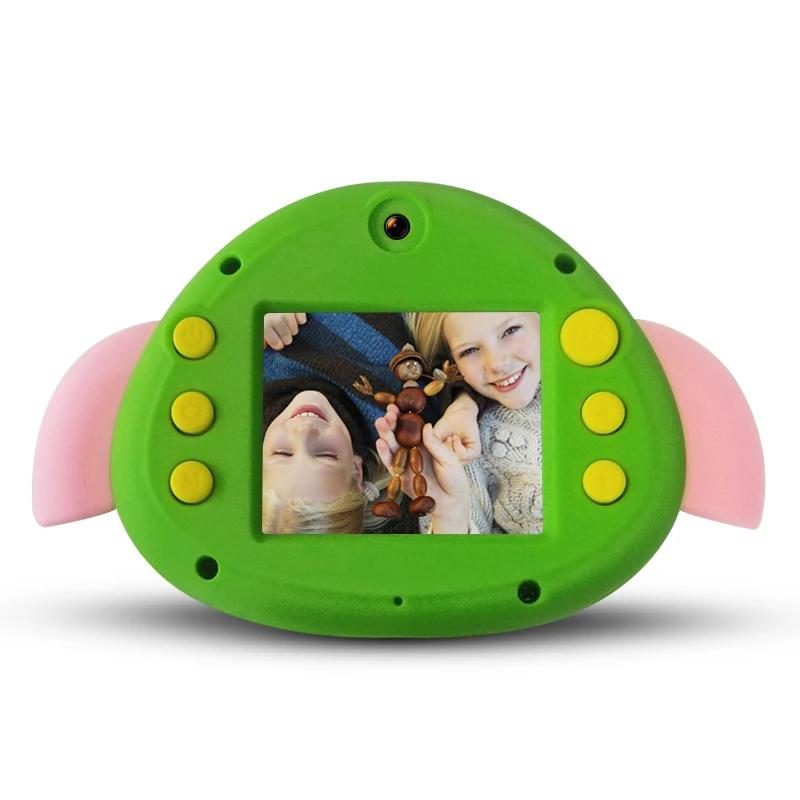 Высококачественная Детская цифровая камера 1,8 дюймов передняя задняя двойная камера 720 P Мини Милая свинья камера игрушки для детей подарок на день рождения