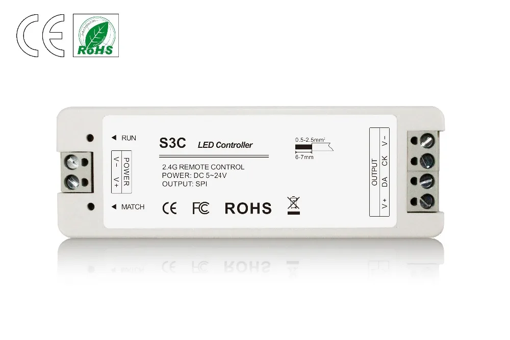 SA-SPI распределитель сигнала DC5-24V вход 3 группы SPI (ttl) сигнал Выход | Лампы и
