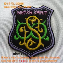 Britsn Дух Ткань Патч Гарантия Качества Вышитые Патчи Железа На Патч Пользовательских Знак Аппликация 20046