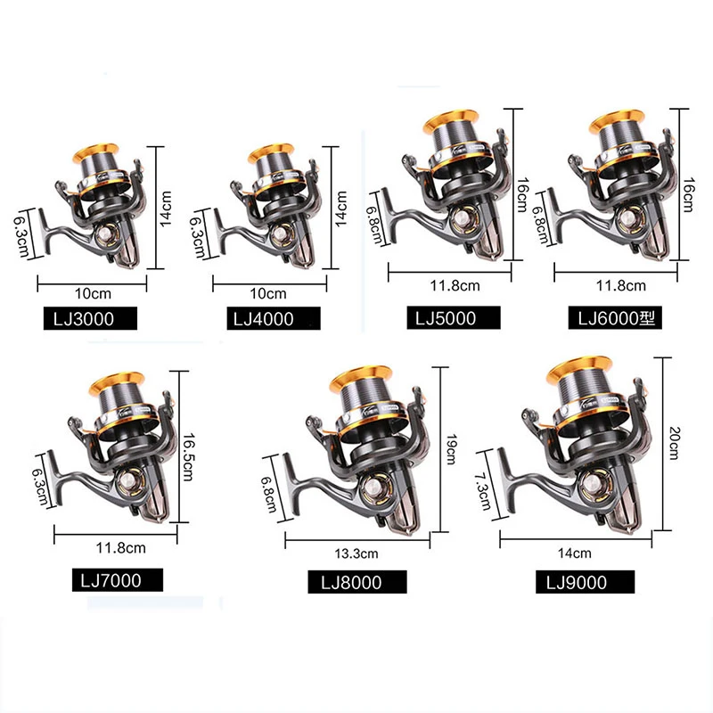 FDDL спиннинговая катушка полностью Металлическая катушка 13BB LJ3000-8000 9000 катушка карп в соленой воде длинная Рыбная катушка