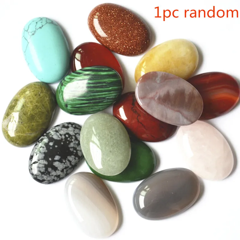 Crystal Carved Palm Love Healing Gemstones Natural Rose Quartz Striped Agate Jewery Accessories 1pc Random NEW