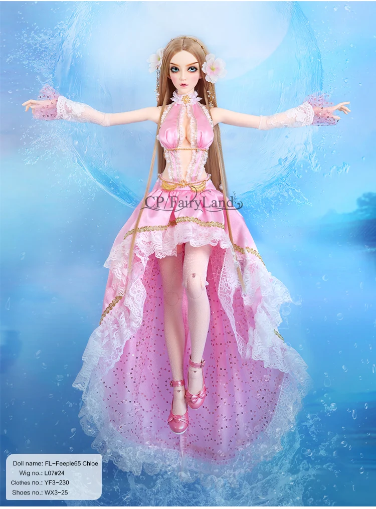 Кукла BJD 1/3 Fairyland Feeple65 Хлоя полный комплект костюм для девочек dollmore supergem dream love одежда парик обувь luts littlemonica fl eye