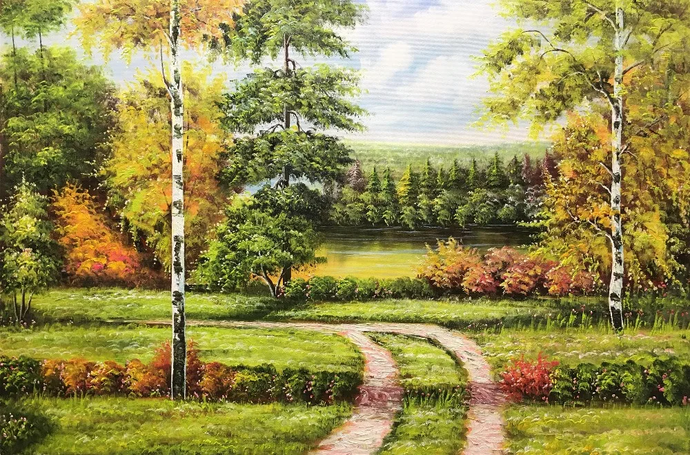 

Hand Painted Modern Oil Painting on Canvas landscape painting Canvas Painting Wall Art Picture for Home Decoration