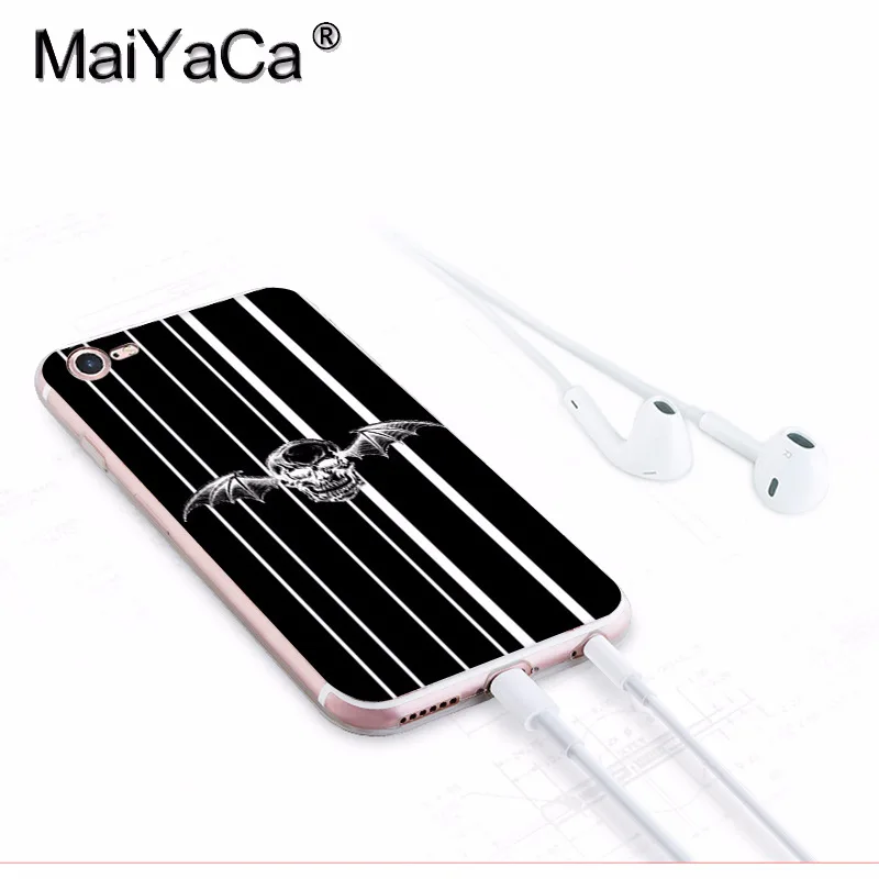 MaiYaCa Avenged Sevenfold роскошный резиновый чехол для телефона iphone 11 pro 8 7 66S Plus X 10 5s SE XS XR XS MAX Coque Shell - Цвет: 6