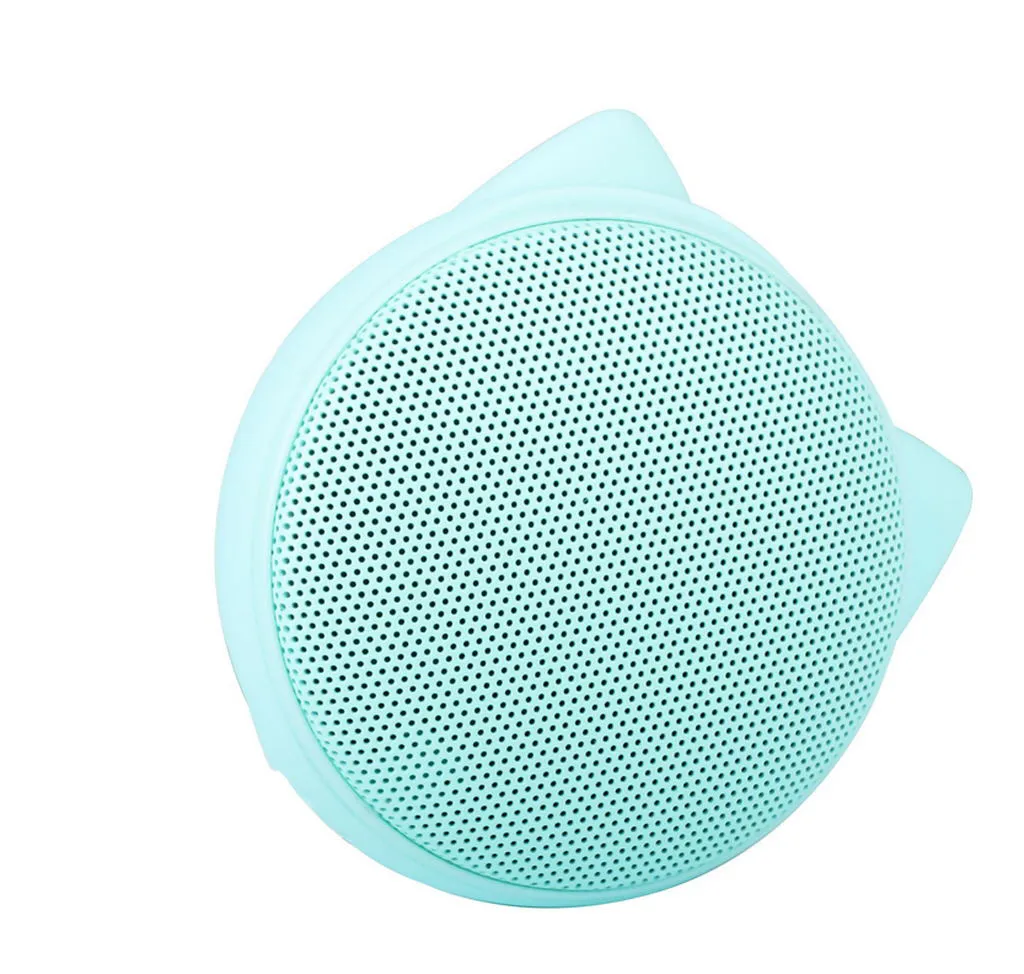 Light blue Беспроводной Bluetooth 4,0 переносной стереомикрофон Встроенный микрофон ударопрочность IPX6 Водонепроницаемый динамик бас мини кошка женщин Z529 - Цвет: Light blue