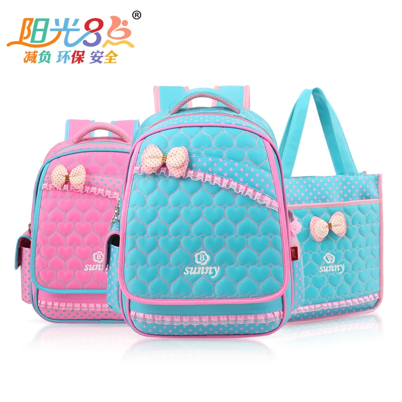 

SUN EIGHT School bags Children school bags for girl students school bag slimming backpack female bag set 2 - 5 free shipping