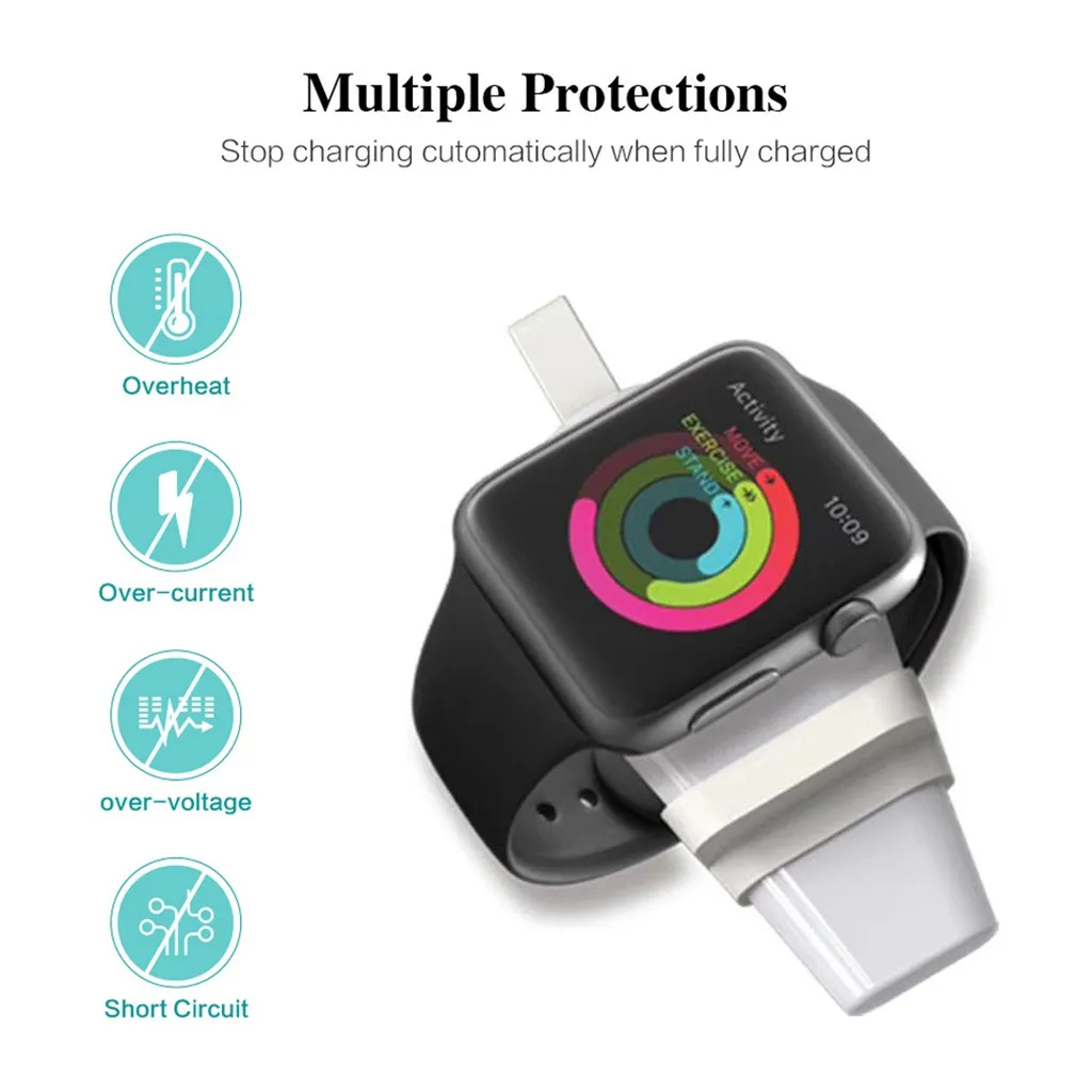 Беспроводное зарядное устройство USB для смарт часов Ipple Подставка зарядки Apple Watch 1