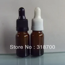 200/лот DIY 10 мм Янтарное стекло бутылка эфирного масла с капельница с контролем вскрытия, 10cc синий флакон-капельница