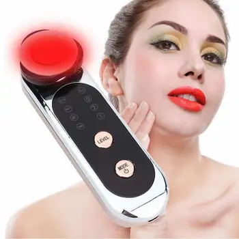 

RF Radio Frequency Skin Beauty Facial Massage Hot Cold Compress Face Cleaning Tightening Rejuvenation Anion Machine
