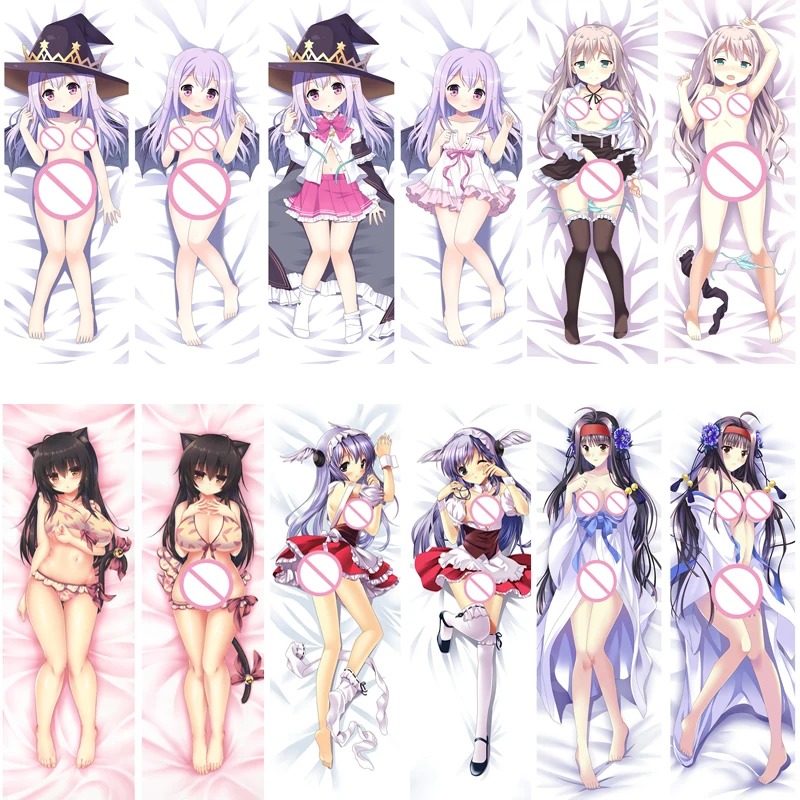 Sexy anime girl body pillow