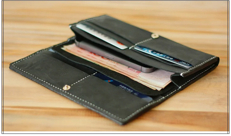 1set Long wallet edition pattern acrylic durable template handmade leather DIY design wallet edition Leather Tool 20x9x2cm