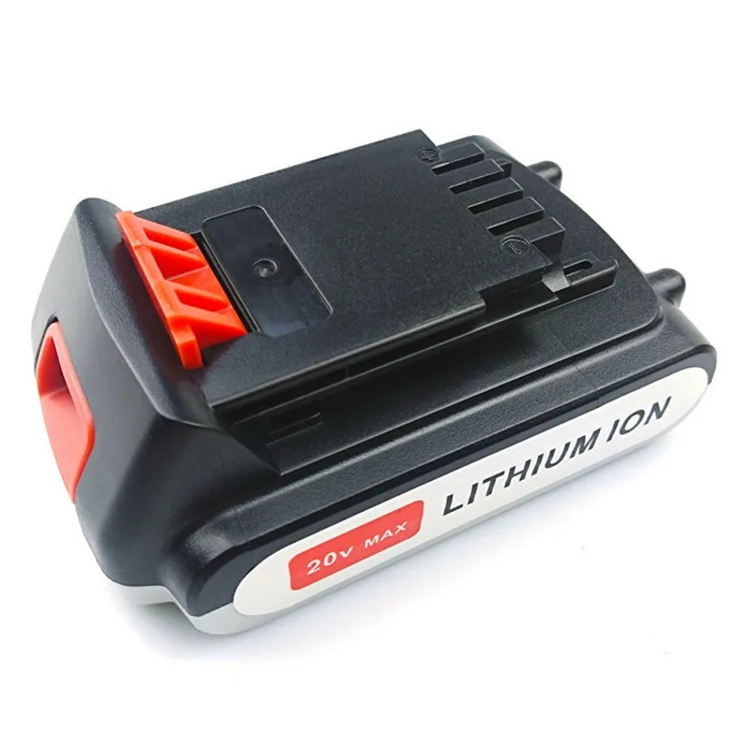 

3pcs 20V 2000mAh Li-ion Rechargeable Power Tool Replacement Battery for BLACK & DECKER LB20 LBX20 LBXR20 LB2X4020-OPE