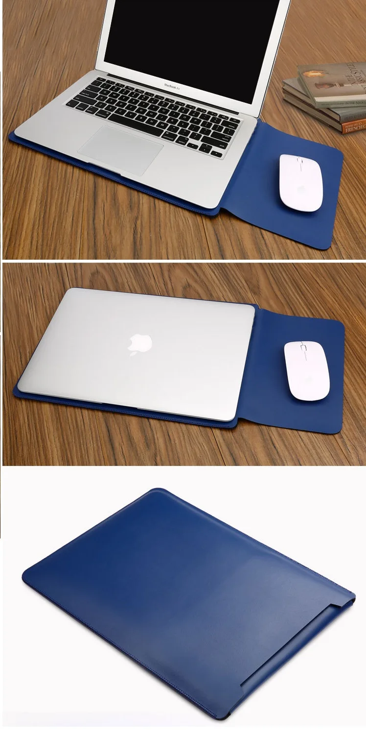New Slim For Xiaomi Air 12.5 13.3 15.6 Sleeve Cover Laptop Pouch Bag Patent Leather for Xiaomi Air 12 13 15.6 Laptop Sleeve (5)