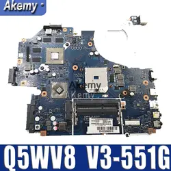 NBC1811001 Q5WV8 LA-8331P материнская плата для Acer aspire V3-551G V3-551 Материнская плата ноутбука DDR3 Radeon HD 7670 M исходный тест