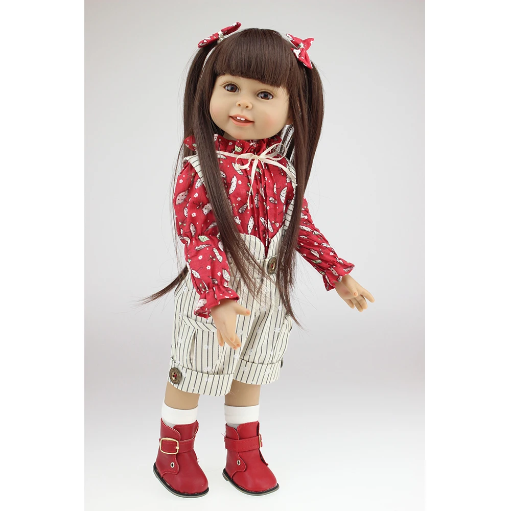 

Reborn Doll 45CM Full Body Soft Silicone Lifelike Alive Babies Toys Toddler Babies Baby Kids Boys Girls Birthday Christmas Gift