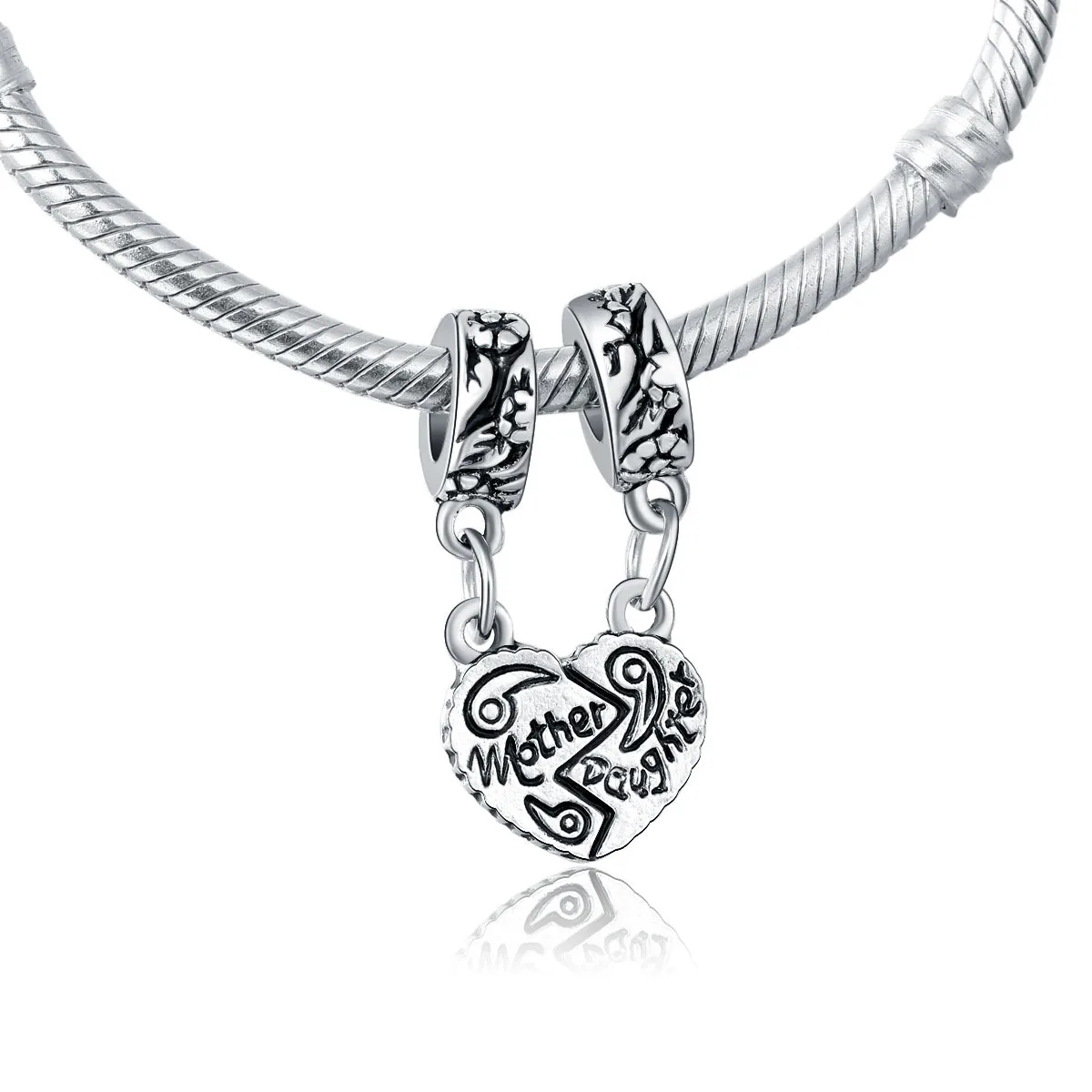 Подвески бусины в форме сердца для Pandora подвески оригинальные ювелирные изделия