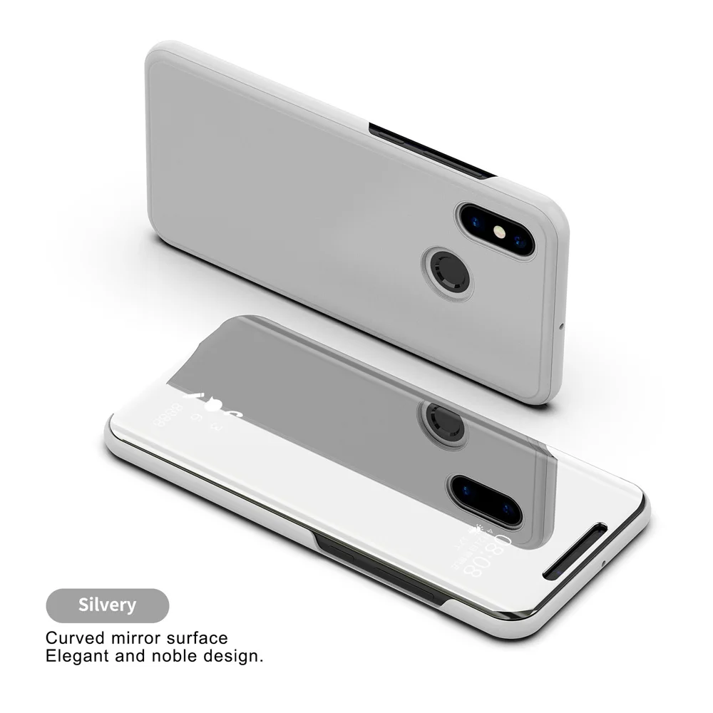 OTAO прозрачный зеркальный умный чехол для телефона для Xiaomi Redmi 5 Plus Note 5 5A 4X флип-чехол s для Xiaomi 8 SE 6 6X кожаная задняя крышка