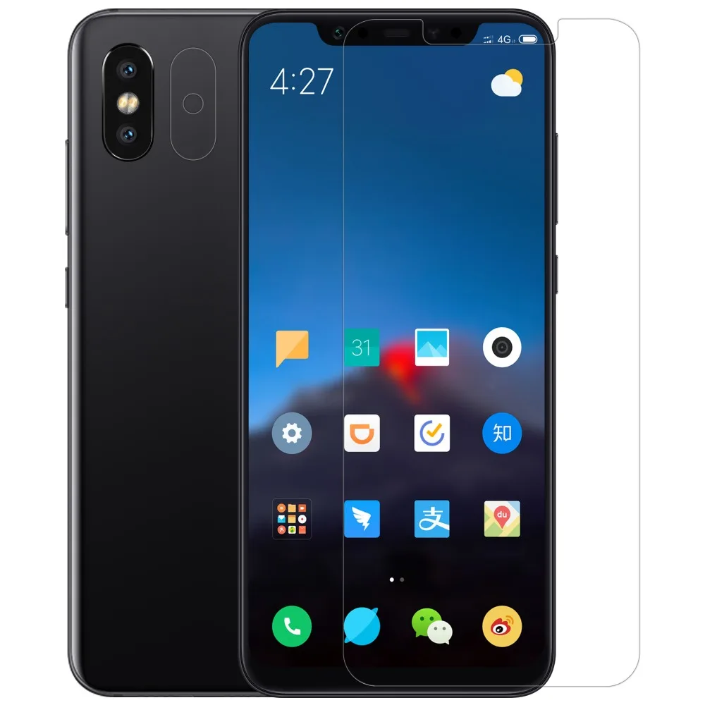 Для xiaomi mi 8 Защитная пленка NILLKIN Супер прозрачная и матовая защита экрана много