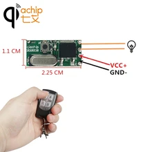 QIACHIP 433 МГц Универсальный беспроводной пульт дистанционного управления светильник Модуль приемника 5 в 12 В 24 В 433,92 МГц DIY kit светодиодный светильник