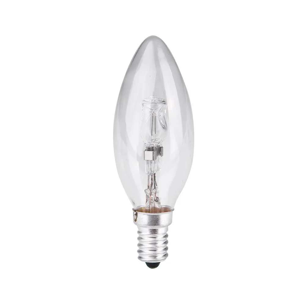 

E14 Halogen Lamp Bulb Candle Shape Energy Saving Lighting Household Durable New
