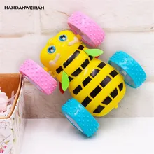 HANDANWEIRAN 1Pcs Plastic Clockwork Toys Cartoon Inertial Double-sided Bee Dump Truck Wind Up Clockwork Toy Kids Educational Toy HANDANWEIRAN 1Pcs Plastic Clockwork Toys Cartoon Inertial Double-sided Bee Dump Truck Wind Up Clockwork Toy Kids Educational Toy